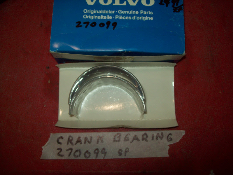 Volvo Penta OEM Crankshaft main bearing 270099,276682,402224,414